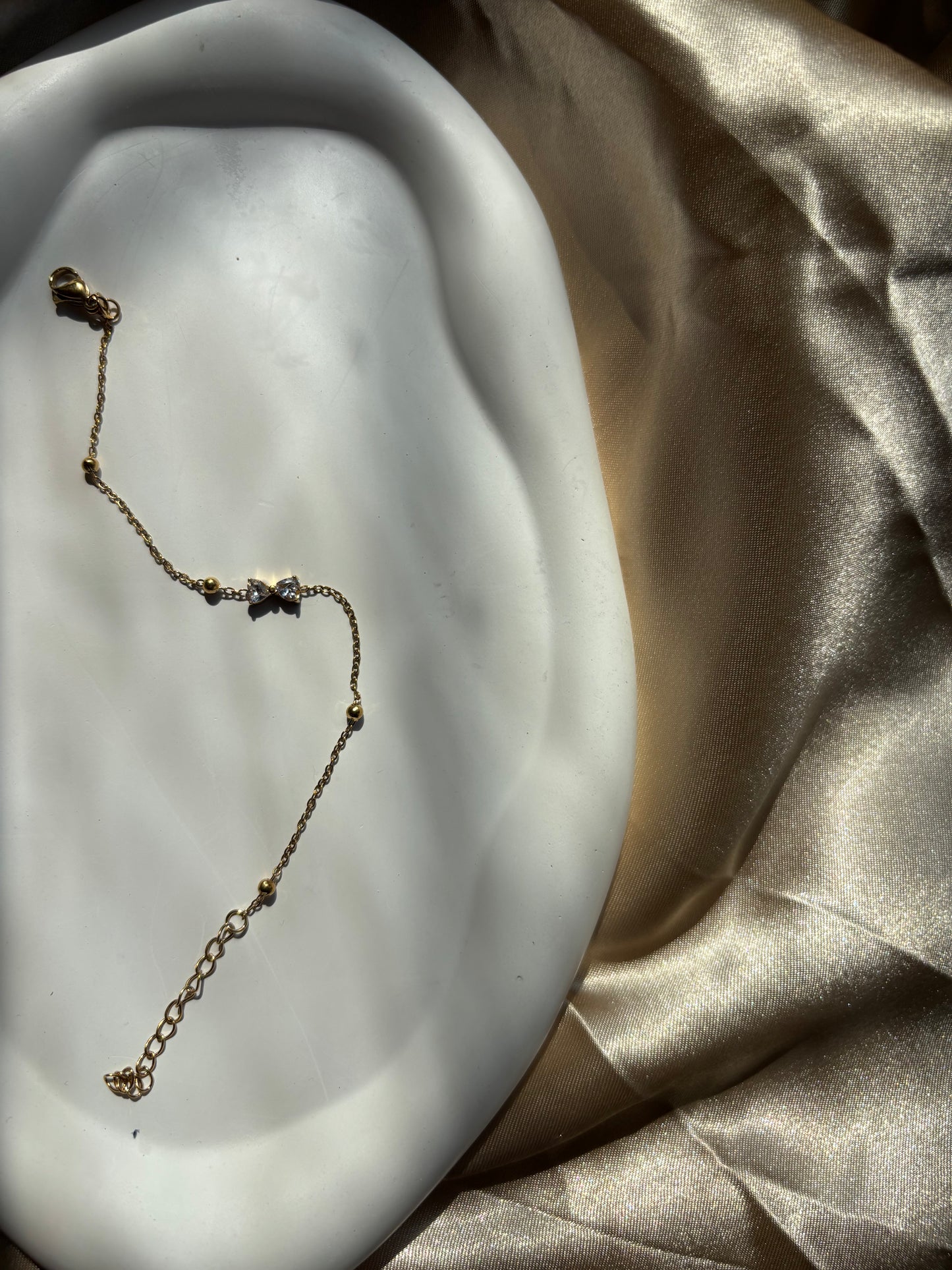 Ailaura Bow Charm Bracelet