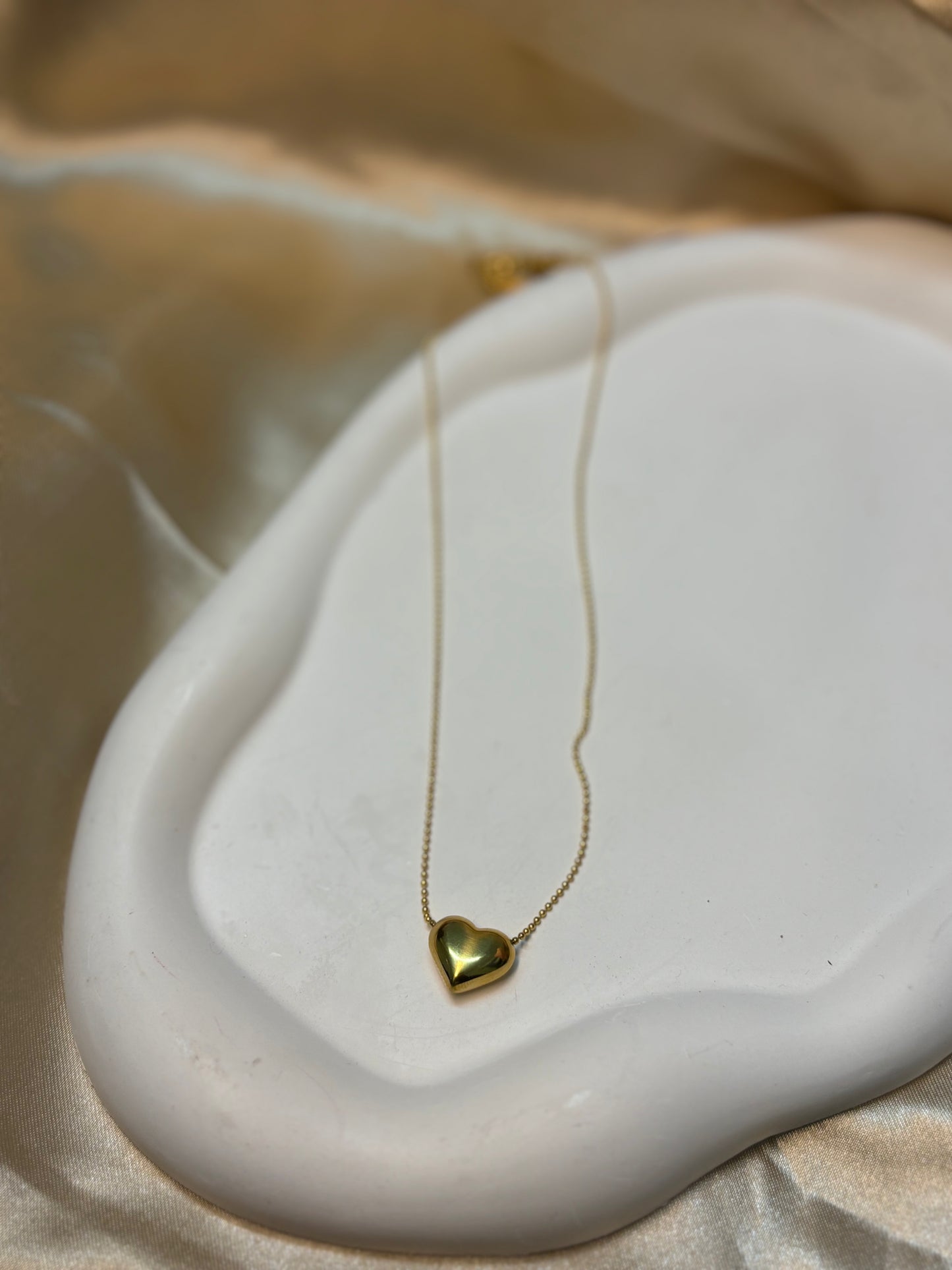 Ailaura beaded Heart Necklace