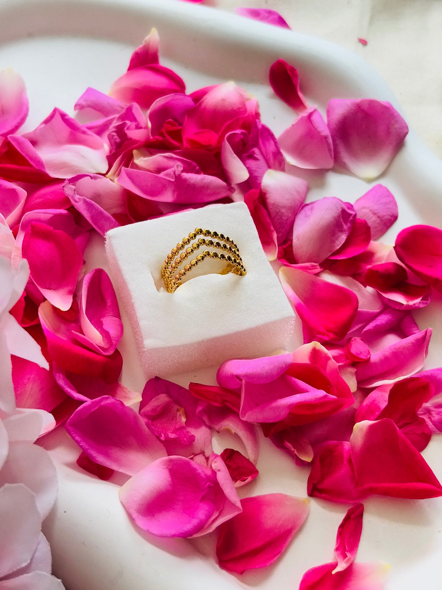 AIlaura Bead Adjustable Ring