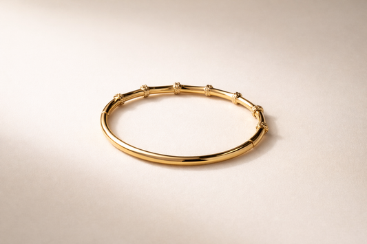 Ailaura Aurea Bamboo Bracelet - Adjustable