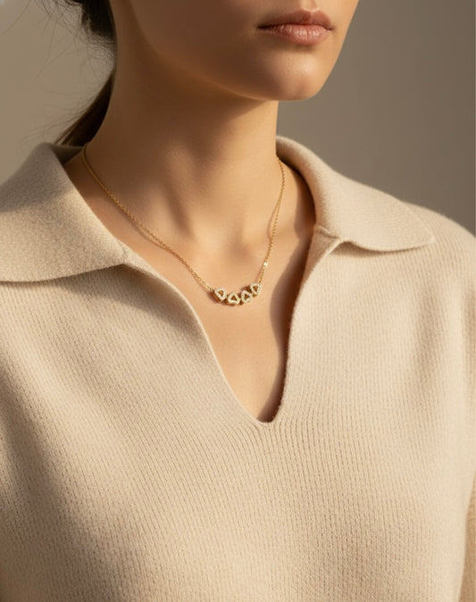 Ailaura Amour Magnet Heart Necklace