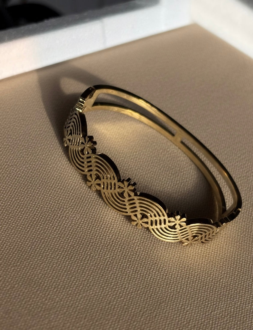 Ailaura Elan Cutwork Bangle- Adjustable