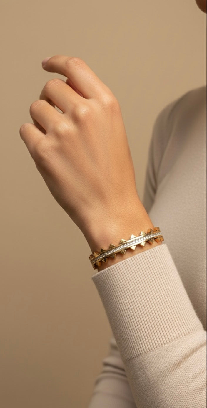 Ailaura Apex Bangle-Adjustable