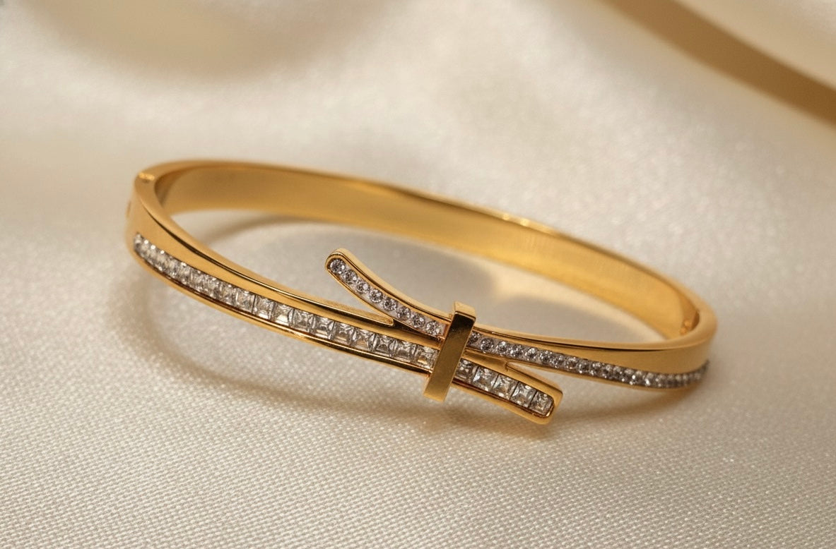 Ailaura Elan Tie Bangle- Adjustable