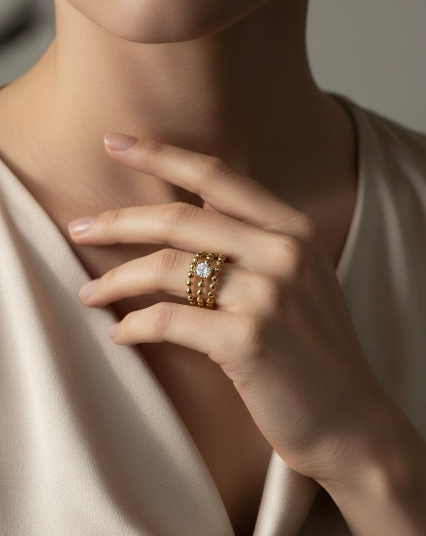 Ailaura Halo Adjustable Ring