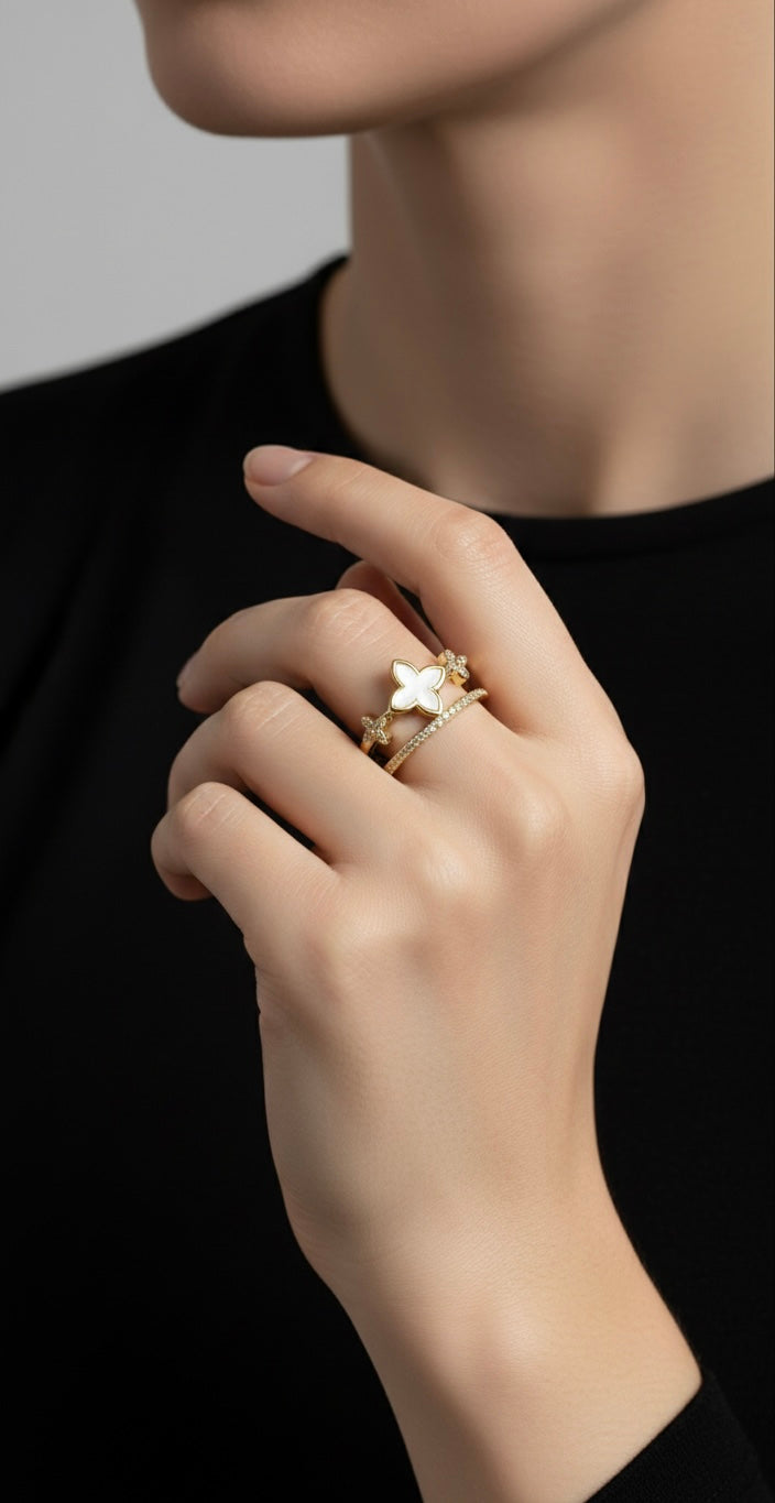 Ailaura Bloom Adjustable Ring