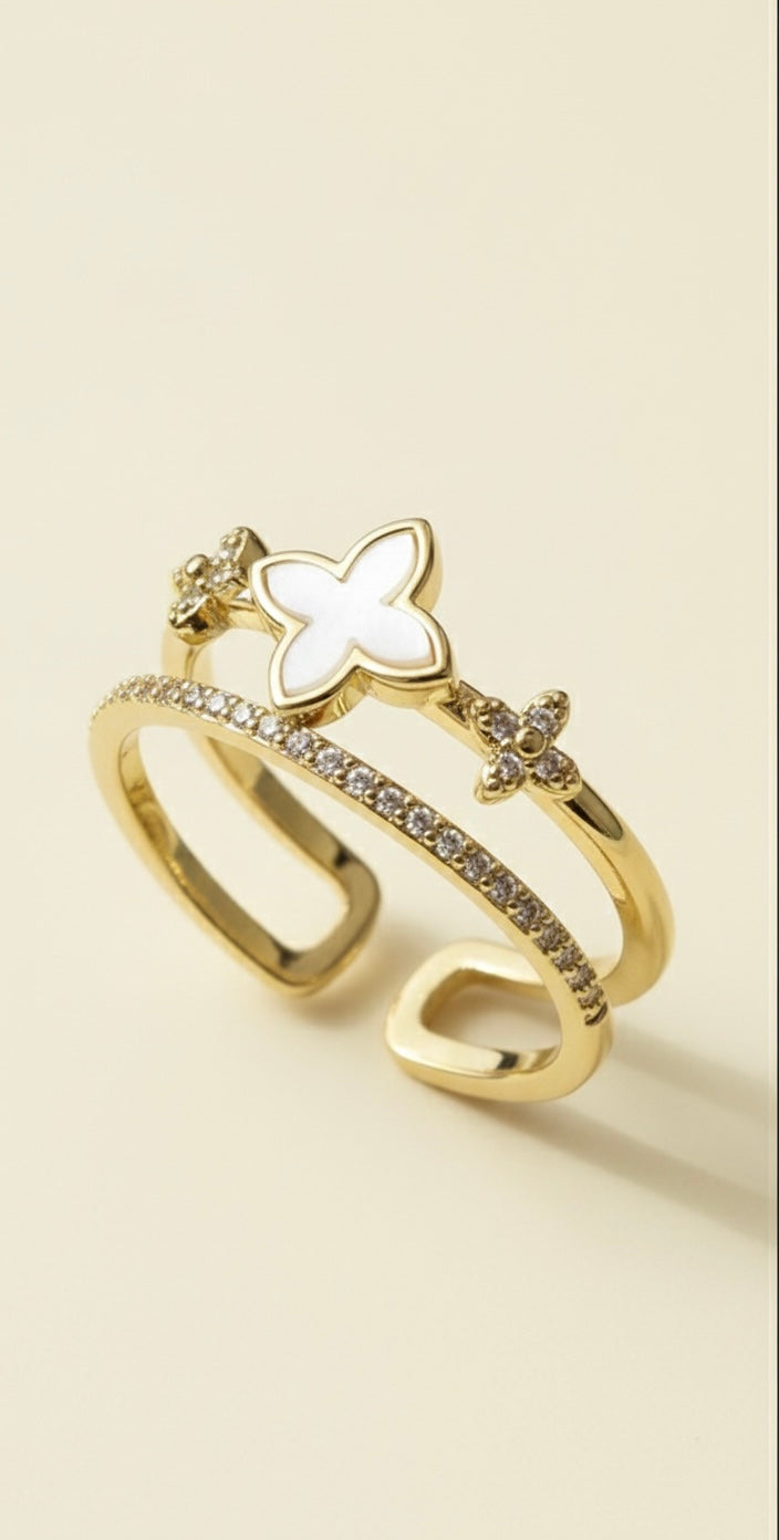 Ailaura Bloom Adjustable Ring