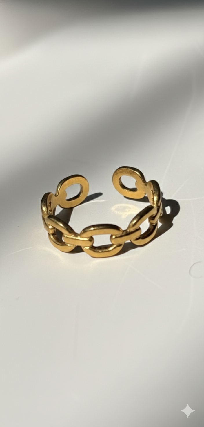 Ailaura Bold Link Ring