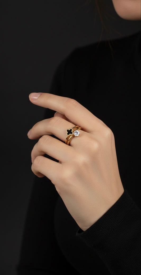 Ailaura Luxe Duo Ring (Set of 2)