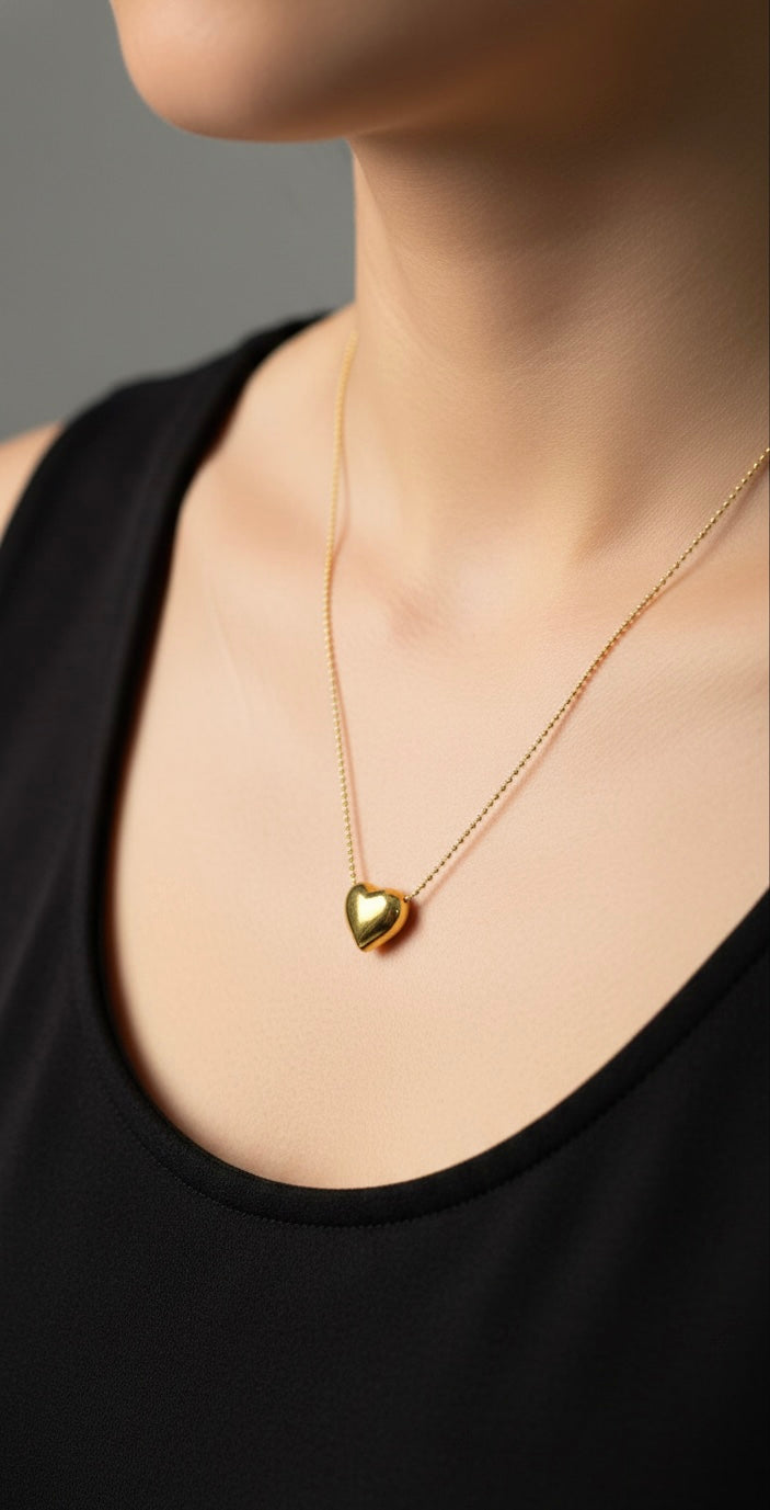 Ailaura beaded Heart Necklace