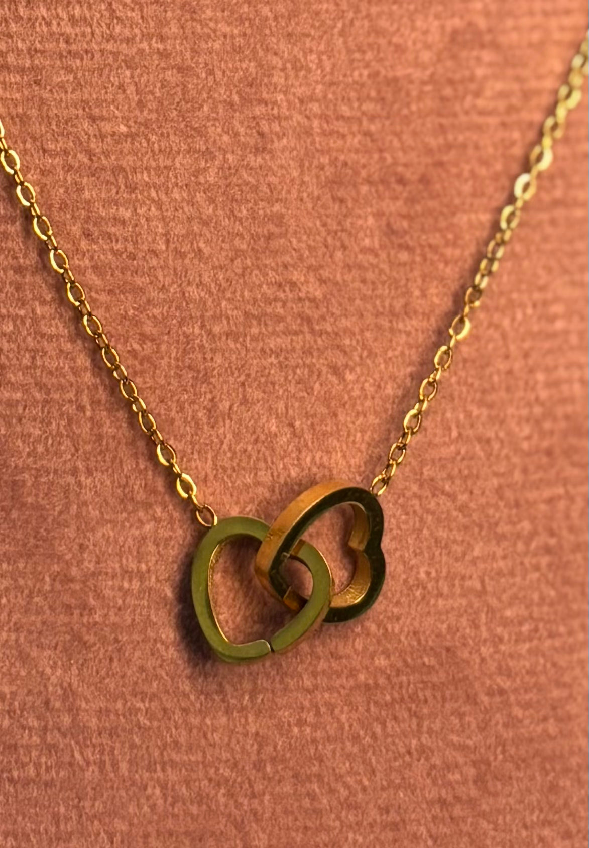 Ailaura Interlinked heart Necklace