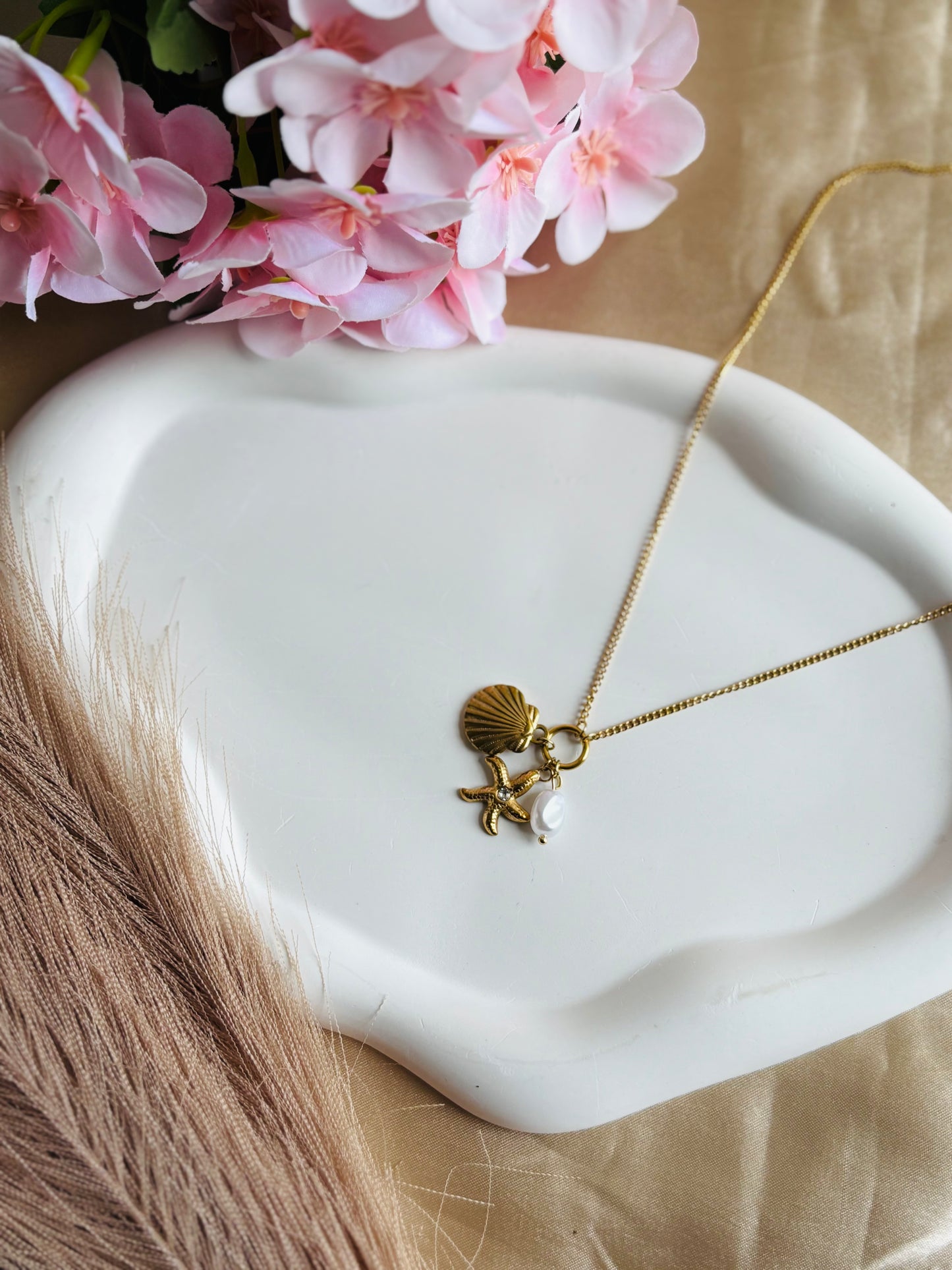 AIlaura Ocean Charm Necklace