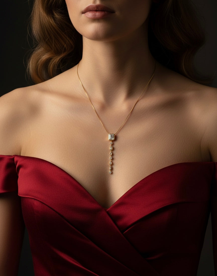 AIlaura Drop Glow Necklace