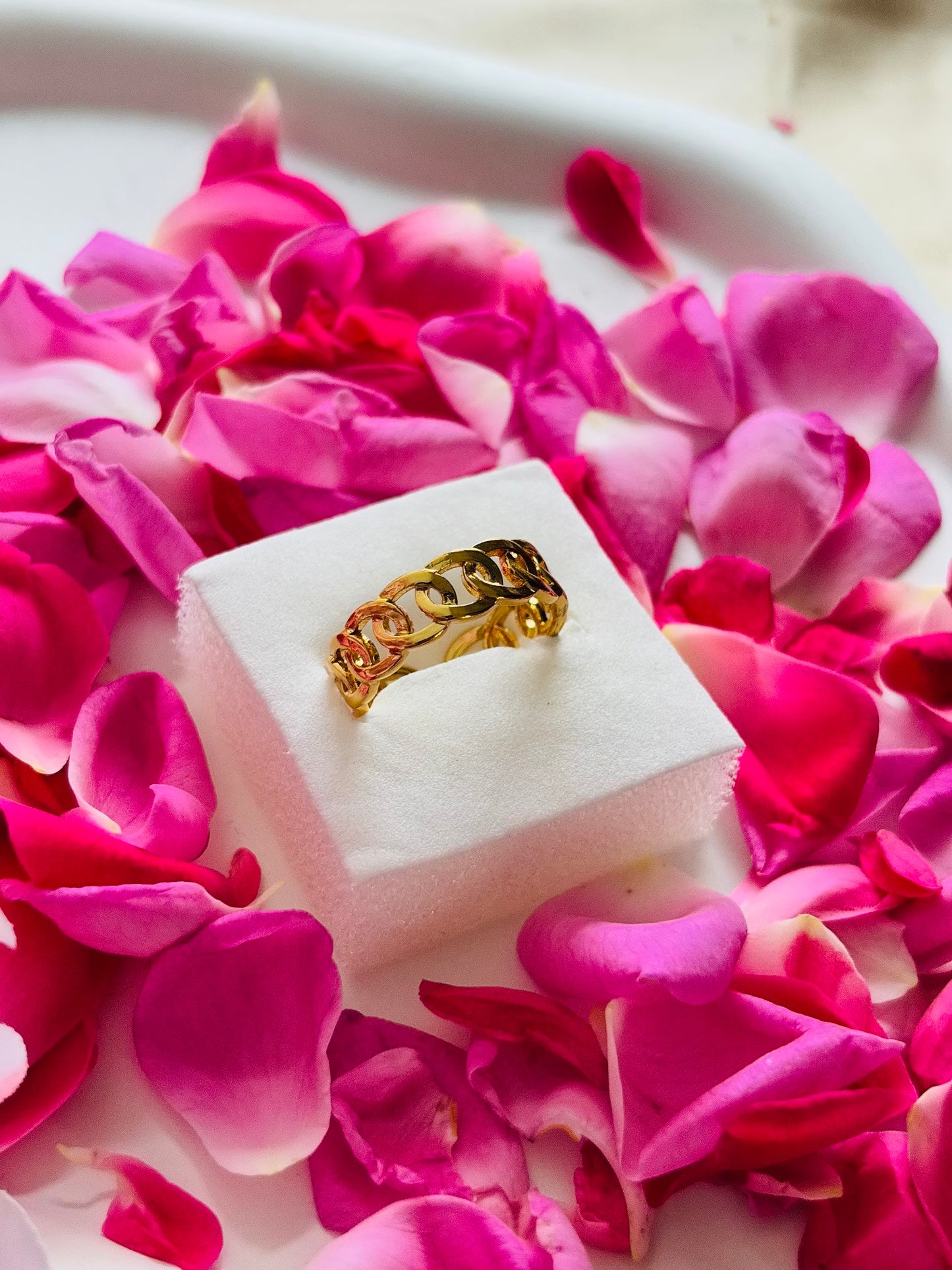 AIlaura Link Adjustable Ring