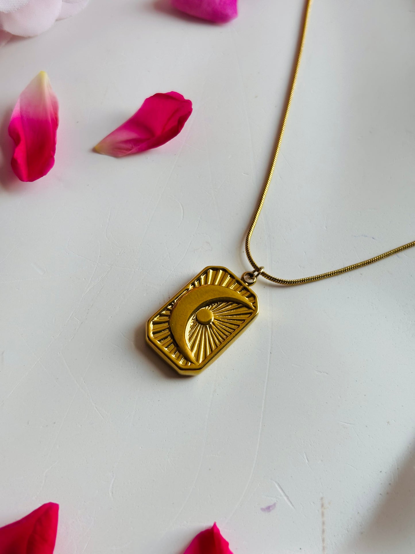 AIlaura Sun & Moon Manifest Necklace
