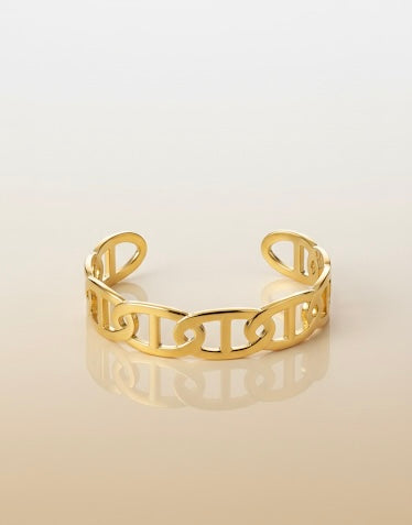 Ailaura Interlock Elan Bangle-Adjustable