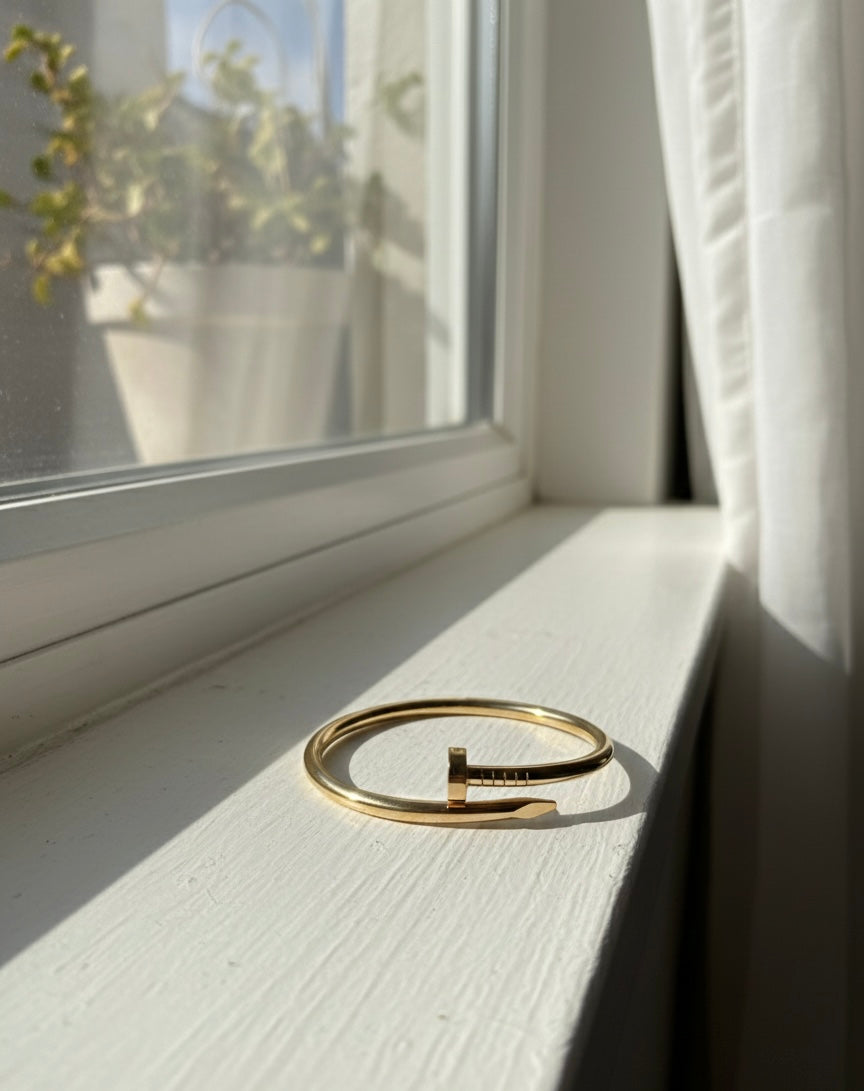 Ailaura Aure Nail Bangle-Adjustable