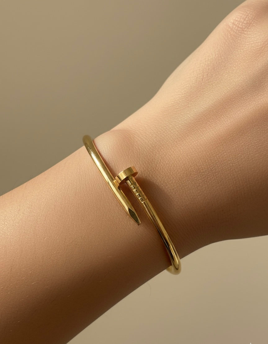 Ailaura Aure Nail Bangle-Adjustable