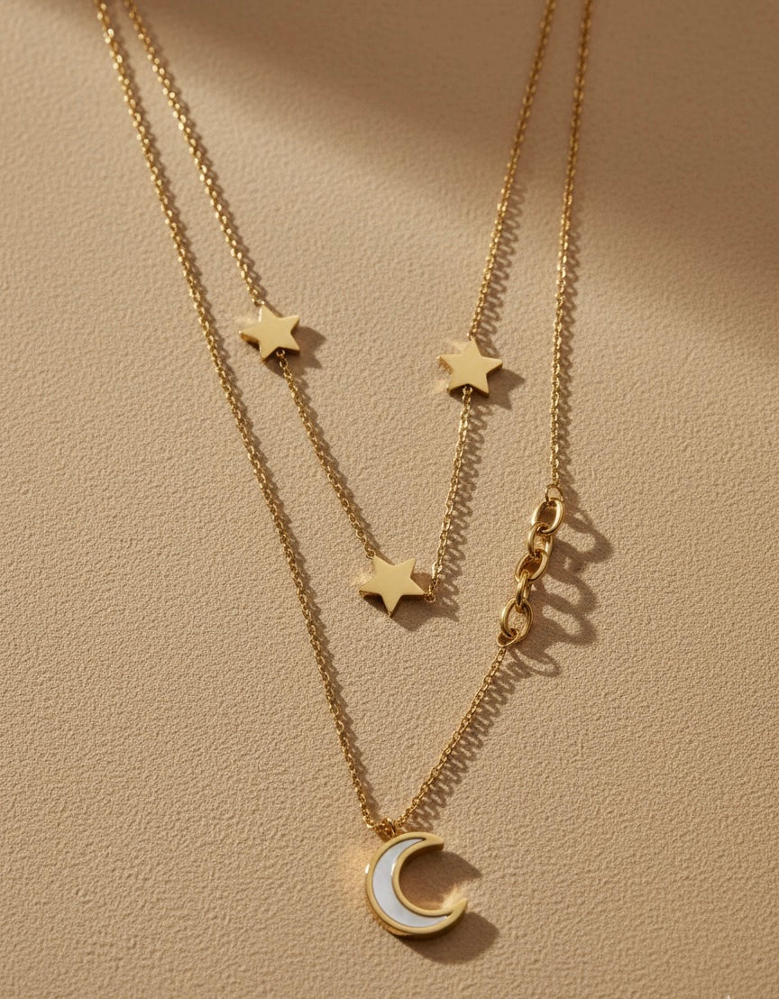 Ailaura Celeste Layers Necklace