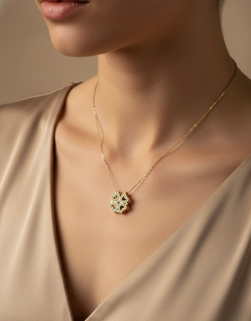 Ailaura Amour Magnet Heart Necklace