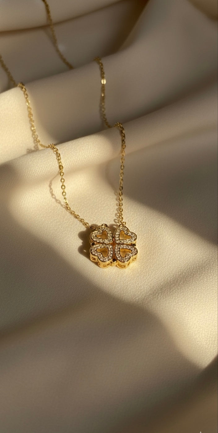 Ailaura Amour Magnet Heart Necklace