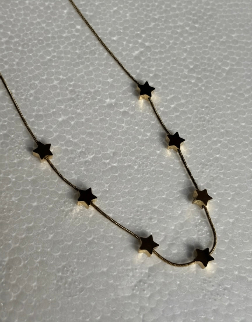 Ailaura Noire Starfall Necklace