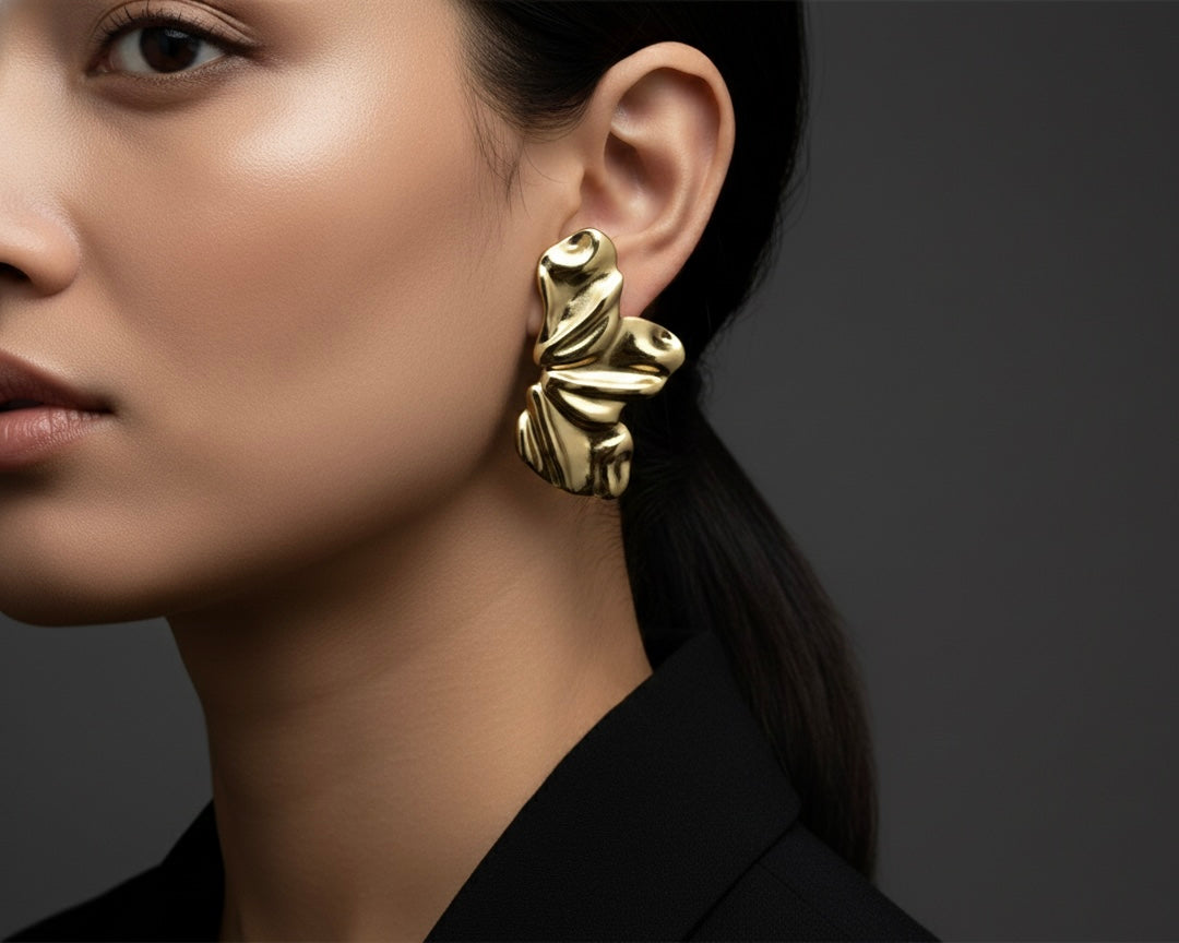 Ailaura Sculpted Aura Earrings