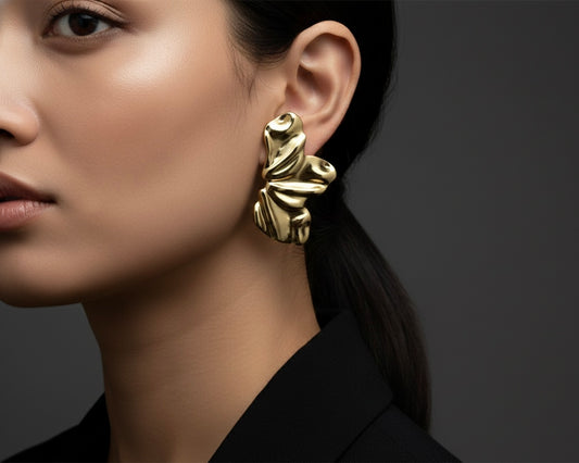 Ailaura Sculpted Aura Earrings