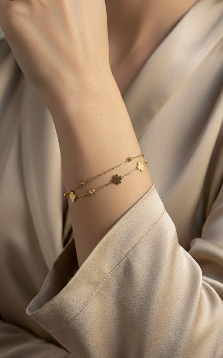 Ailaura Clover Spark Bracelet