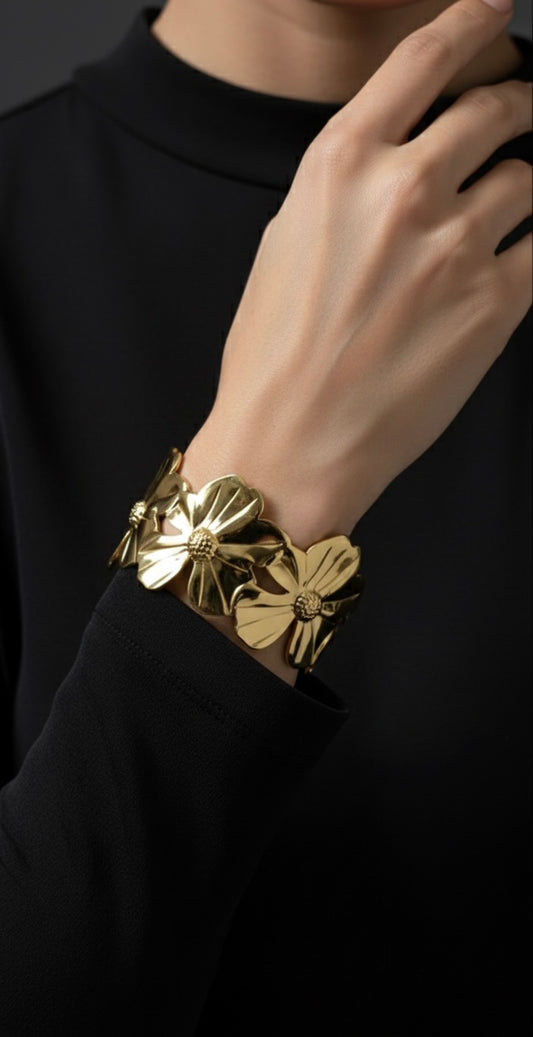 Ailaura Bloom Statement Cuff