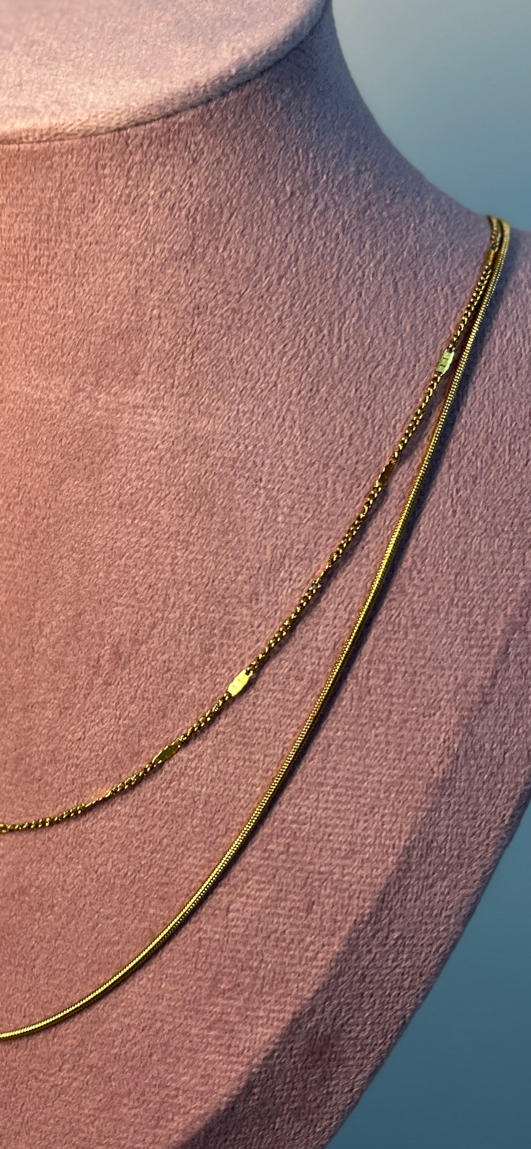 Ailaura Adjustable Double-Layer Gold Waist Chain