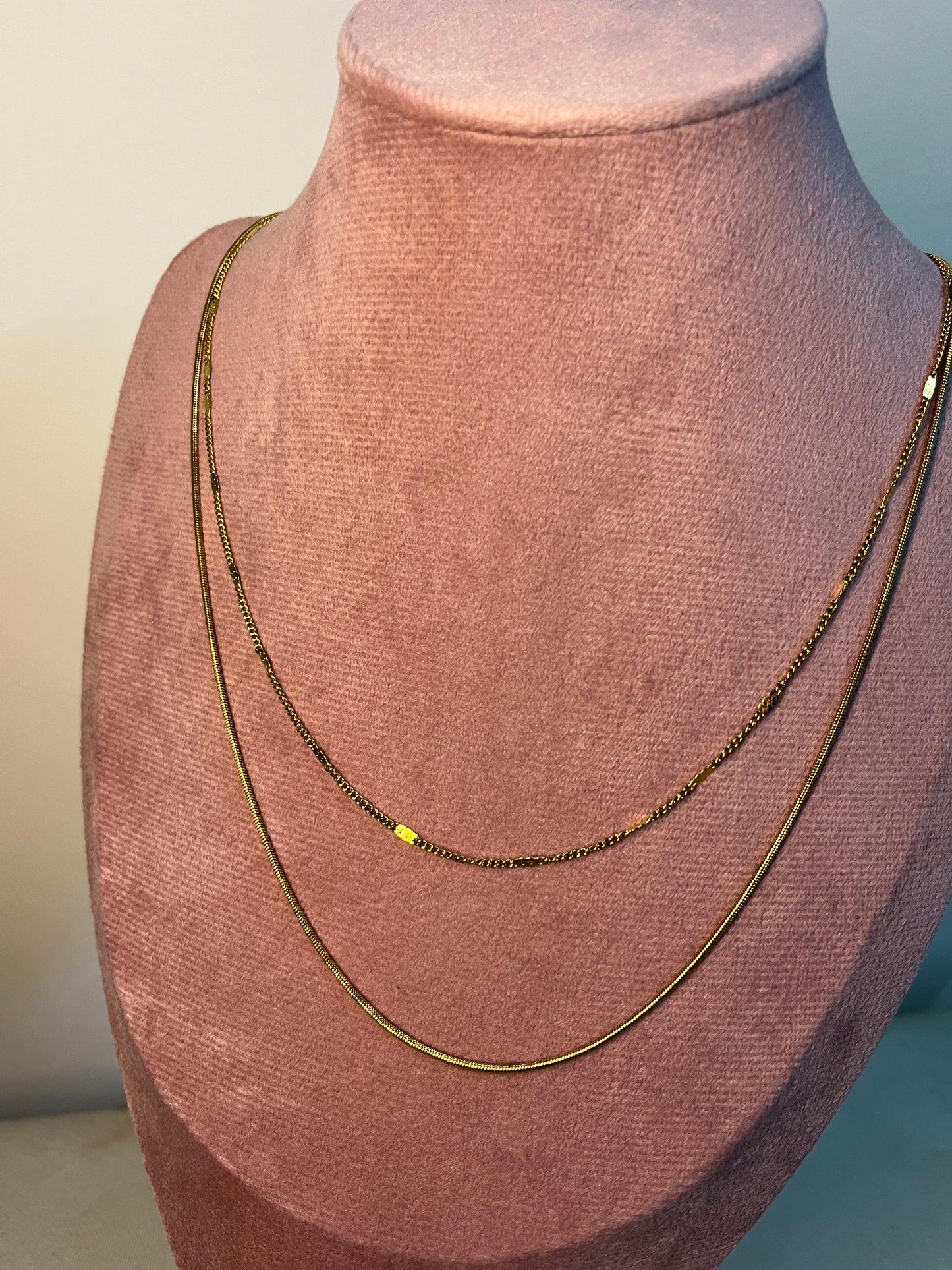 Ailaura Adjustable Double-Layer Gold Waist Chain