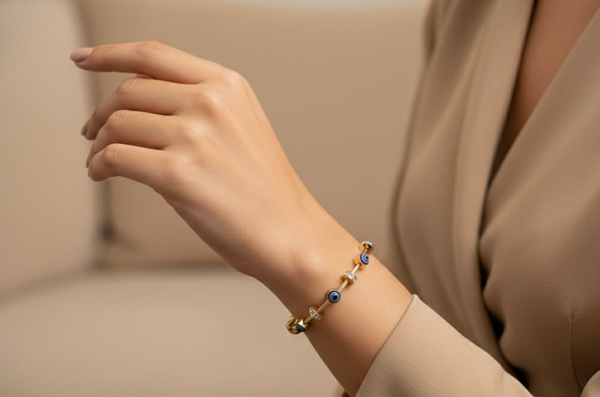 Ailaura Evil Eye Bangle