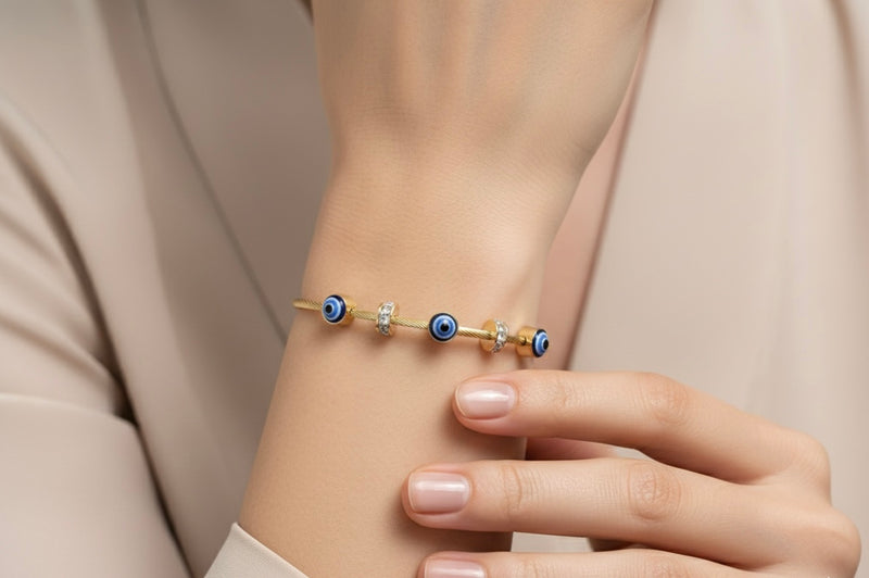 Ailaura Evil Eye Bangle
