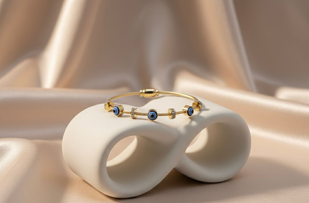 Ailaura Evil Eye Bangle